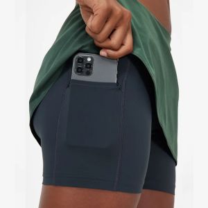 Phone Pocket Lounging Active Yoga Shorts Athletics Workout Tennis Skirts