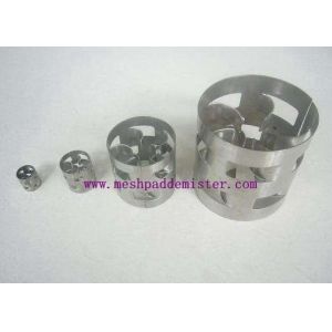 Stripping Tower 76mm 410s Metal Pall Ring 1mm Thickness