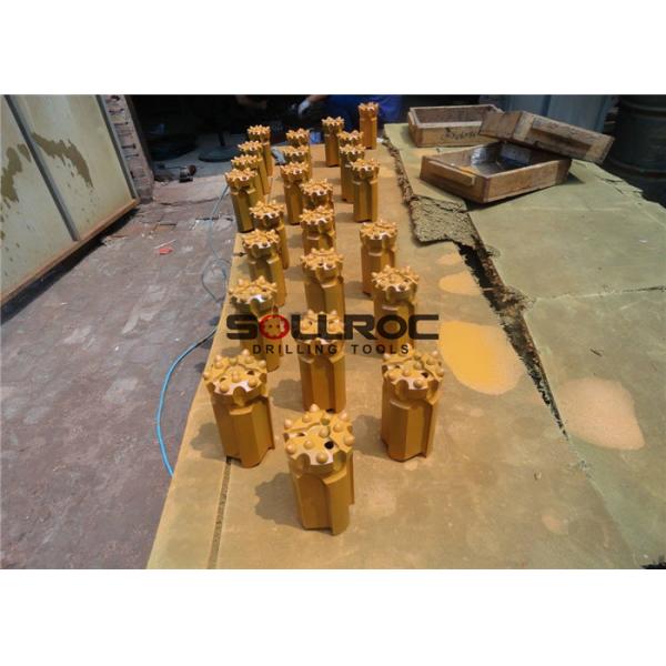 Top Hammer Drilling Tools T68 Retrac Thread Button Bits For Tube Drilling