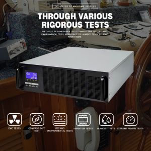 Professional rack mounted high-frequency 230V 3KVA single-phase 9px marine