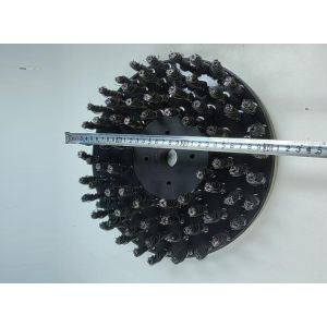 Customizable 300mm Twsit Knot Wire Disc Brush for Surface Preparation