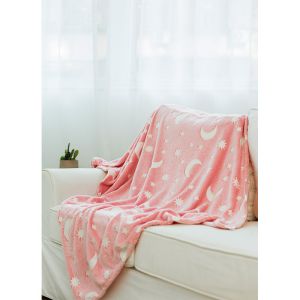 500g Festival Pattern Glow-in-the-Dark Blanket Cover for Office Nap Air