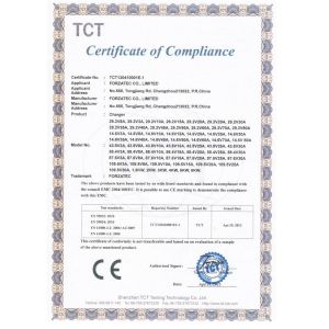 FORZATEC CO., LIMITED Certifications