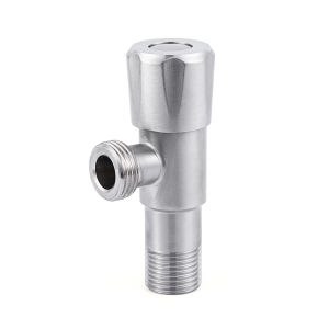 Customized Standard Sanitary Angle Valve 170g Brushed Iron