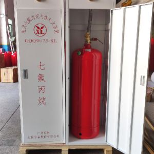 70L To 180L Automatic Manual Start FM200 Gas Fire Suppression System Cabinet For Archive Room