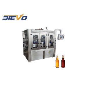 Crown Cap Glass Bottle Carbonated Drink Filling Machine BGF12-6