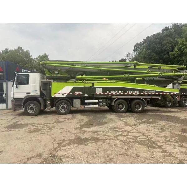 Feeding Height 1540 ZLJ5440THB 2019 Zoomlion 56m Concrete Pump Truck with Mercedes Benz Chassis Mounted Pump