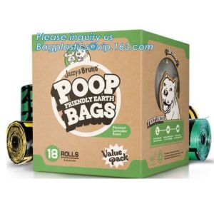 degradable pet waste poop bags dog cat clean up refill garbage bag, Capsule