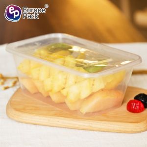 Wholesale 100% food grade 1000ml PP plastic disposable lunch box