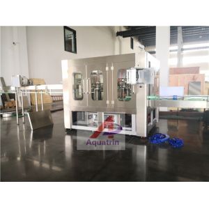 PET Plastic Rotary Bottle Filling Machine SUS304 0.25MPa Washing