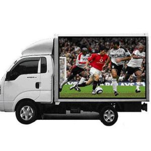 Outdoor Three Sides 1920Hz 5500CD P6 Mobile LED Billboard