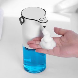 Contactless White 1200ml 0.75kg Rechargeable Soap Dispenser