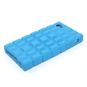 Quality Chocolate candy thick soft black silicone iphone 4 protective cases with various colors for sale