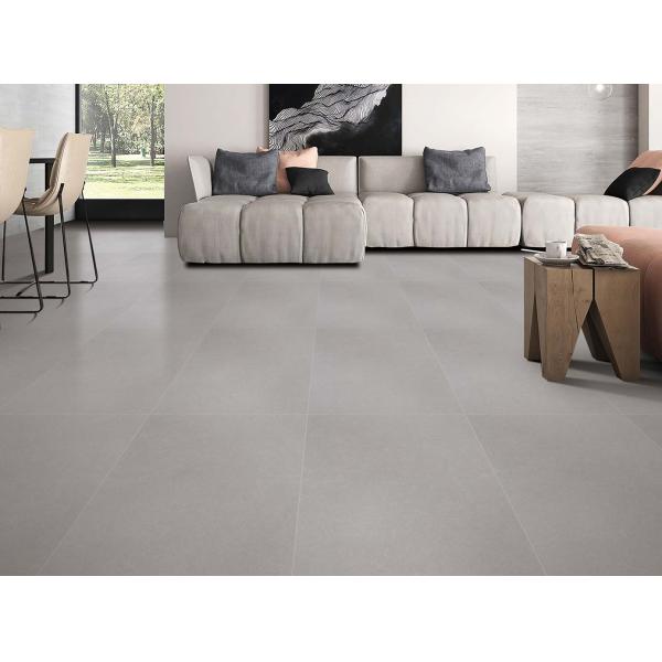 Gray Glazed Porcelain Tiles 600x1200mm Indoor Floor AAA Grade
