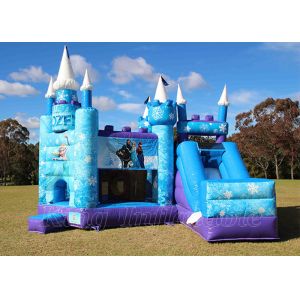 Frozen Giant Inflatable Castles Fun Game Obstacles Climb Areas Slides Jumping