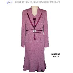 China new fashion 3 pieces latest skirt design pictures suit on sale