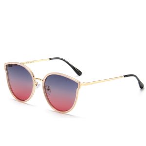 Trendy UV400 Big Frame Personalized Driving 142MM Women Sunglasses