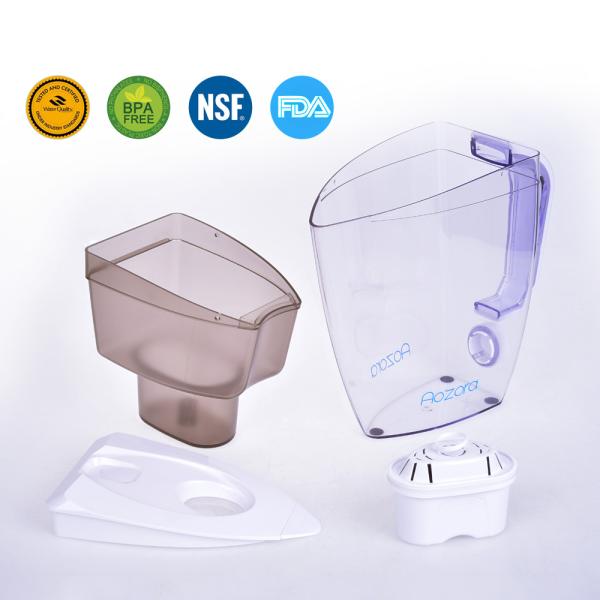 Plastic Alkaline Water Purifier Pitcher Filter AZ-805 3.5L Removal Of Chlorine / Lead