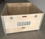 Customized Logo Wooden Pallet Crates Stackable Wooden Crates Dangerous Goods