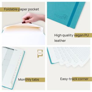 Wirebound Soft Cover Academic Planner Vertical Layout Weekly Overview