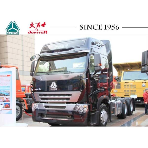 Buy A7 6X4 HOWO Tractor Truck 10 Wheeler With 420 Hp Euro IV Engine LHD Type at wholesale prices