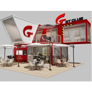Customized Color 10ft 20ft Modern Mobile Modular Prefab House Easy Install Flat