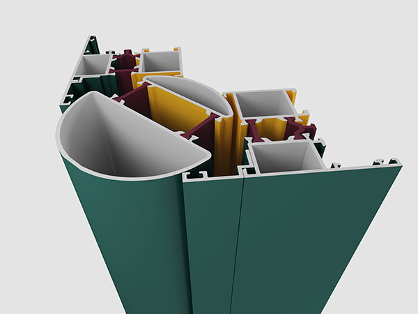 Buy ISO Customized Stylish  6005 Powder Coated Aluminium Section at wholesale prices