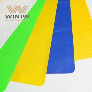 Durable Soft Micro Fiber Synthetic Ball Leather Fabric Materials