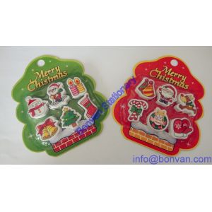 Quality printed eraser,seasonal eraser,printed eraser set, gift eraser set for sale