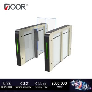 Thin Speed Turnstile Gate Entrance Screwless Champage Electroplated Stainless