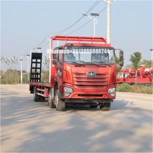 FAW 6*2 20 Tons Platform Transportation Low Flatbed Truck