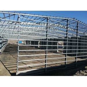 Galvanized Or Painting Warehouse Steel Structure / Metal Building Structure