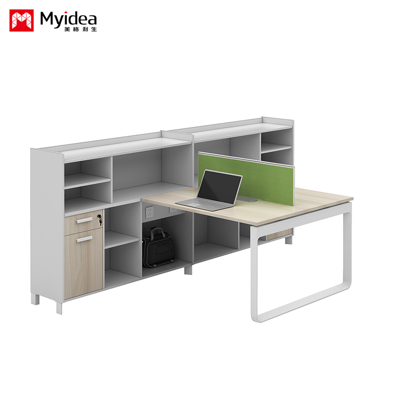 Company Office Screen Style Computer Desk with Two Person Design Sense,desk with