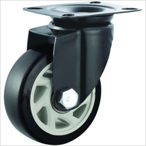 plastic platform trolley with folding handle 300kg