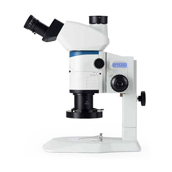 Zoom Stereo Optical Microscope With High Eye Point Wide Field Plan Eyepiece