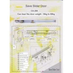 Commercial Semi Automatic Door Operator 80KG of home / Hospital / Hotel