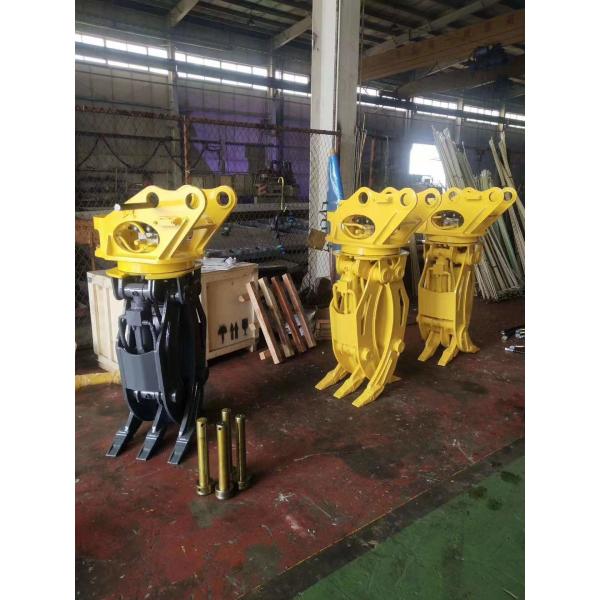 Wood Rotating Hydraulic Log Grapple For 4 Ton 6 Ton Excavator