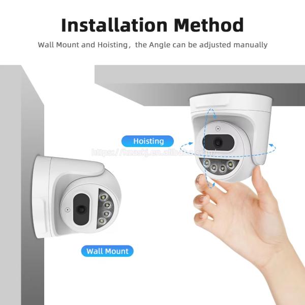4MP IP Poe Dual light Night Vision Camera De Seguridad Seetong CCTV Smart Security Camera With Audio Network Dome Camera