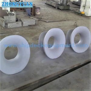 NS 2587 Type A Bulwark Mounted Steel Plate Fabricated Welded Chock Ship Mooring