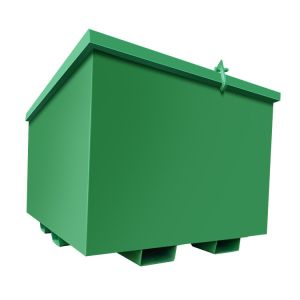 High Loading Efficiency Garbage Skip Bin For Compressed Garbage Truck Customized