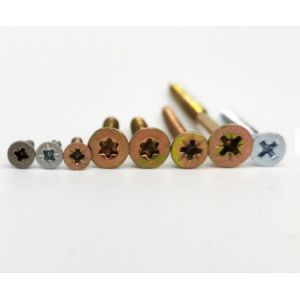Professional Torx Zinc Plated Steel Chipboard Screws