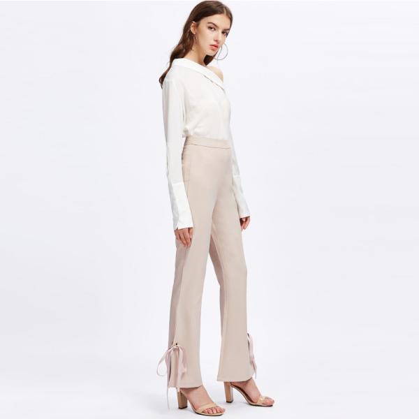 Buy Elegant Women Blouse Tops With Asymmetrical Neck at wholesale prices