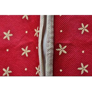 OEM Garment Bag Personalized Red Nonwoven Garment Storage Bags
