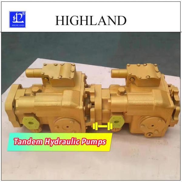 Buy Compact  Tandem Hydraulic Pumps Closed Circuit Hydraulic System Applications at wholesale prices