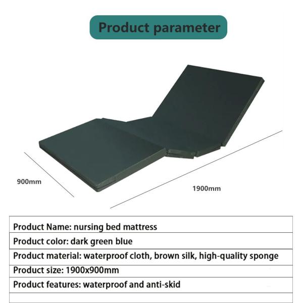 Foldable Foam Waterproof Inflatable Hospital Mattress Lightweight Compact