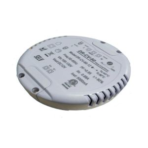 PC Plastic Cover Constant Led Driver , 60W Triac Interior Led Light Fixtures