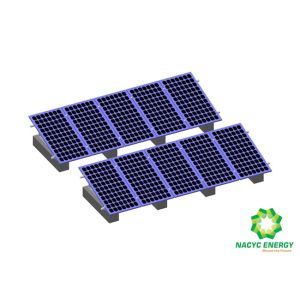 China Triangular Shaped Flat Rooftop Solar Mounting Brackets Anodized Aluminum Solution on sale China Triangular Shaped Flat Rooftop Solar Mounting Brackets Anodized Aluminum Solution on sale