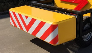 Buy Iorn Aluminum Mobile Vehicle Barrier Electrostatic Spraying at wholesale prices