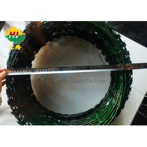 450mm PVC Coated Galvanized Concertina Security Border Fence