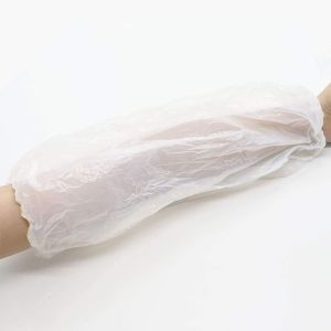 Waterproof Disposable Arm Sleeves With Elastic End / Protective Oversleeves Arm